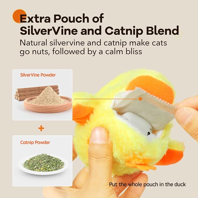 Flapping Duck Cat Toy