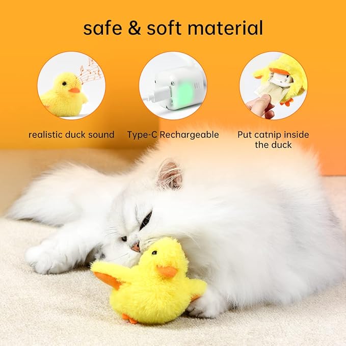 Flapping Duck Cat Toy
